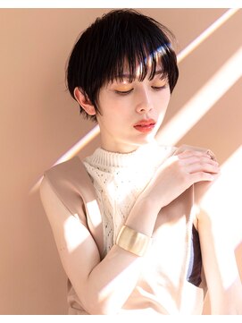 ヘアーアンドアトリエ マール(Hair&Atelier Marl) 【Marl】ブラックカラーのマッシュショート♪