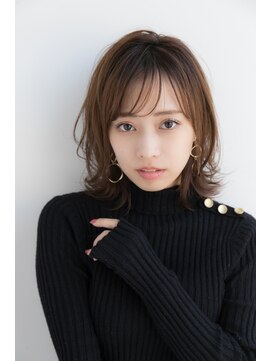 ラフ フロム ガーデン(Laf from GARDEN) 加藤貴大30代40代人気ハイライトレイヤー外ハネミディアム