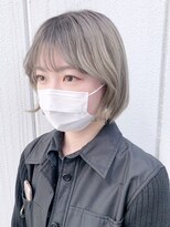 アイティーバイアルバム 八王子店(IT by ALBUM) 顔まわりレイヤープツボブ_マロンベージュAラインボブ_ba325172