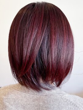 レポヘアー(Repos hair) 20代30代40代ハイライト透明感レッドブラウン立体感小顔