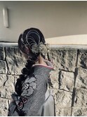 卒業式セット　サイドにあみおろし