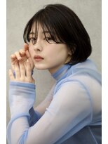 ウム(Umu)&nbsp;ボブ/暗めカラー/ショートボブ艶髪/アッシュ