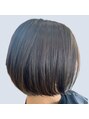 リルーム 伊勢崎店(Re:room)&nbsp;アッシュ系カラーで透明感とおさまりのいいふんわりボブに☆
