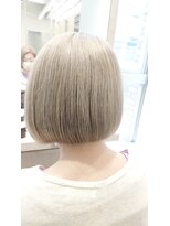 アース 菊名店(HAIR&MAKE EARTH)&nbsp;白髪ボカシのブリーチミルクティーカラー