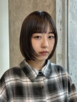 イミ(imi) 大人ボブ/ストレート/グレージュカラー/前髪/髪質改善[登戸