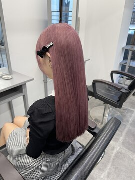 ペレ 栄店(PELE) 前髪/アンブレラカラー/こなれミディ/イメチェン/ウェーブパーマ