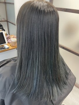 アオナ 六町(aona) ハイライト×ブルーグレージュ【六町】