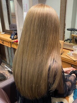 ロア 福岡天神本店(LORE) ダブルカラーベージュカラーケアブリーチカラーハイトーンカラー