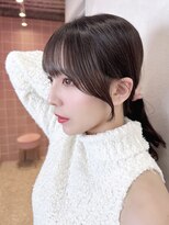 ラルムバイシー 新宿(LARME by Sea)&nbsp;韓国顔周りxレイヤーカット/姫カットレイヤー/韓国風巻き/顔周り