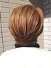 【パッチテスト不要/白髪ぼかし】カット＆クリームブリーチ＆トリートメント
