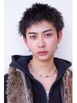 ケアリー 練馬(Carelly)&nbsp;ツイストパーマ七三オールバックマッシュウルフスリークショート