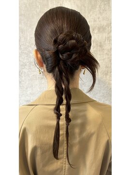 スタイル 横浜(STYLE) 結婚式お呼ばれカチモリ／ヘアセット/タイト/アレンジ