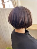40代50代60代華やかショート艶感カラー