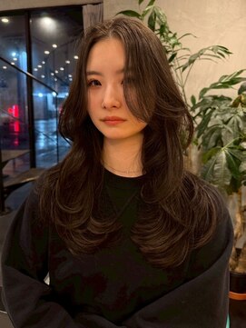 ラヴィズム 松崎店(LUVISM) 韓国/顔周りレイヤー/おくれ毛/ベージュ/ダブルカラー/東区/松崎