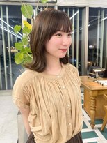 ノエ(noe) 黒髪カタログ/クラゲヘアー/オリーブグレー/栄r18