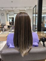 ルディー バイ ヘアーポケット(rudii by HAIR POCKET)&nbsp;ハイライト×オリーブベージュ