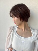 カバーヘア ブリス 大宮西口(COVER HAIR bliss) 丸みショートボブ/くびれヘア/大人ショート/ブラウンカラーp大宮