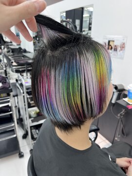 トニーアンドガイ 青山店(TONI & GUY) 虹色カラー