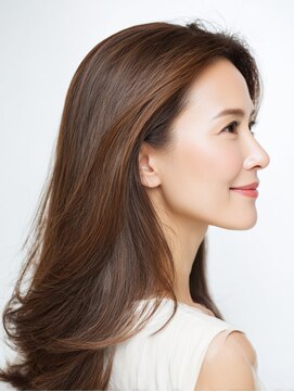 クラゲヘアー/小顔/ココアベージュ/オリーブグレー/川西