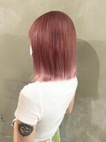 マジコ 原宿(Magico)&nbsp;ピンクベージュ/ダブルカラー/シンプルストレート/髪質改善/原宿