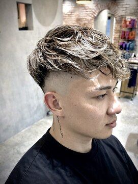 ジ オブスキュア(THE OBSCURE) フェードホワイトメッシュ