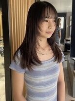 エッセンス(THE ESSENCE)&nbsp;layer 切りっぱなしボブエアリーロング美髪ピンクブラウン