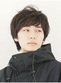 サイドパートでクールに◎好感度UP!(メンズカット、白髪染め)