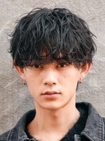 バイフィフス 原宿/表参道(by fifth)&nbsp;メンズシースルーマッシュニュアンスパーマシャドウパーマテテ風