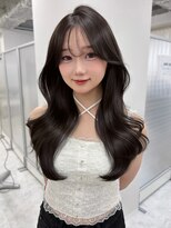 フォルテ 表参道店(FORTE) ミルクグレージュ/くびれレイヤーボブ/韓国巻き/顔周りカット