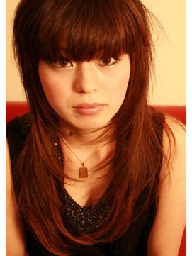 クラメール 黒崎コムシティ店(Kraemer) 目力UPバングのロングシャギー