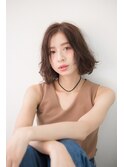 【Hair　Cssita】ふんわりミディボブ