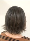 【高田馬場/aoba】アッシュグレー 外ハネ