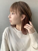 アンドレ ヘア デザイン(Andre Hair Design) ペールベージュ　× インナーピンクパープル