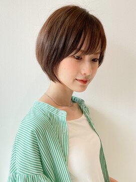 ハピネス 王寺店(Happiness) 大人可愛い 10代20代30代 丸みショート ショートボブ