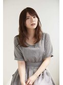 BERRY/デザインカラー＿厚めバング＿ローライト＿スリークボブ
