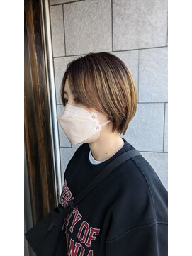 ソラーナ(SOLANA) ショートヘアでブリーチしてても酸性ストレートならできる！