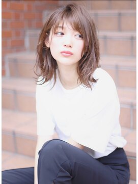 ピープスアンドスー 表参道 渋谷(Peeps&Suu.) 外はねミディ/カジュアル/大人かわいい20代30代40代50代