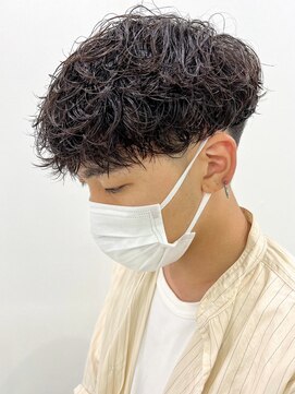 ウェイビーエフティフィフス 横浜西口(WAVEY ft.fifth) 波巻きスパイラルツイストスパイラルパーママッシュメンズヘア