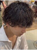 ツイストスパイラルパーママッシュウルフツイストパーマメンズ