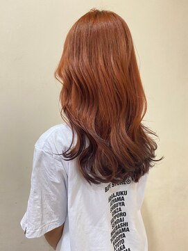 イーストハムネオ(EAST HAM NEO) グラデーション/オレンジ～ブラック