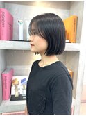 地毛風ストレート×切りっぱなし