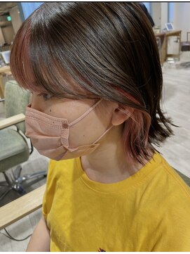 フェリア 渋谷(Feria) 【Feria 渋谷】インナーカラー×ホワイトピンク "Tsuyuki"