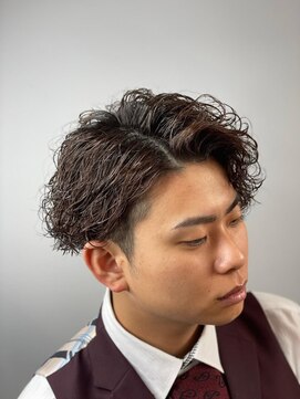 ブルーオーシャン 久留米店(BlueOcean) 20代30代ツーブロックマッシュツイストスパイラルパーマ