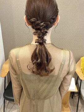 エンタリティ(entality) 【entality】タイト×ルーズ 編みおろしアレンジ☆