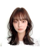 ロングレイヤーグレージュカラー美肌カラー透明感20代30代銀座
