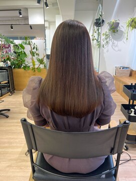 オーシャン(Ocean) 【OceanHair&Life田中愛梨】透明感/夏のアッシュベージュ