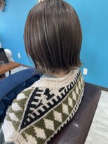 ルフテ(LOFTE)&nbsp;切りっぱなしボブ×グレージュカラー☆