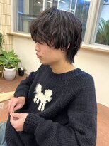 パークレーン アイス イヴェン(park lane ICI yeven)&nbsp;メンズミニウルフショートウルフウルフパーマハイライト YUKI