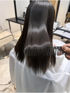 オルメント 天満 南森町(ORL'MENT) 20代30代40代髪質改善ココアブラウン感ストレート透明感赤み消し