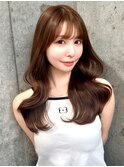 韓国風前髪×レイヤーカット【新宿/前髪/レイヤーカット】
